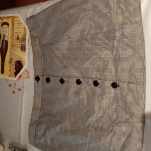 Grey plaid mini skirt Forever 21 ➕